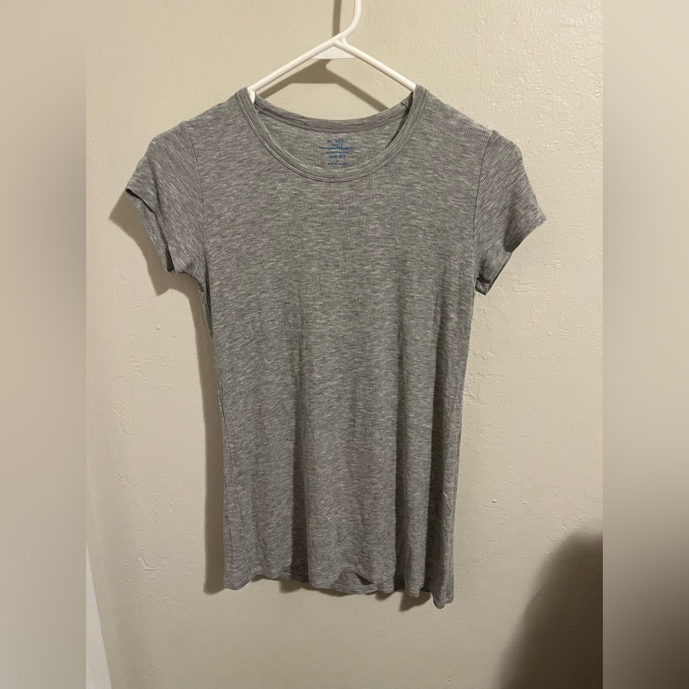 Majestic Heather Gray Women's Short‎ Sleeve Tee